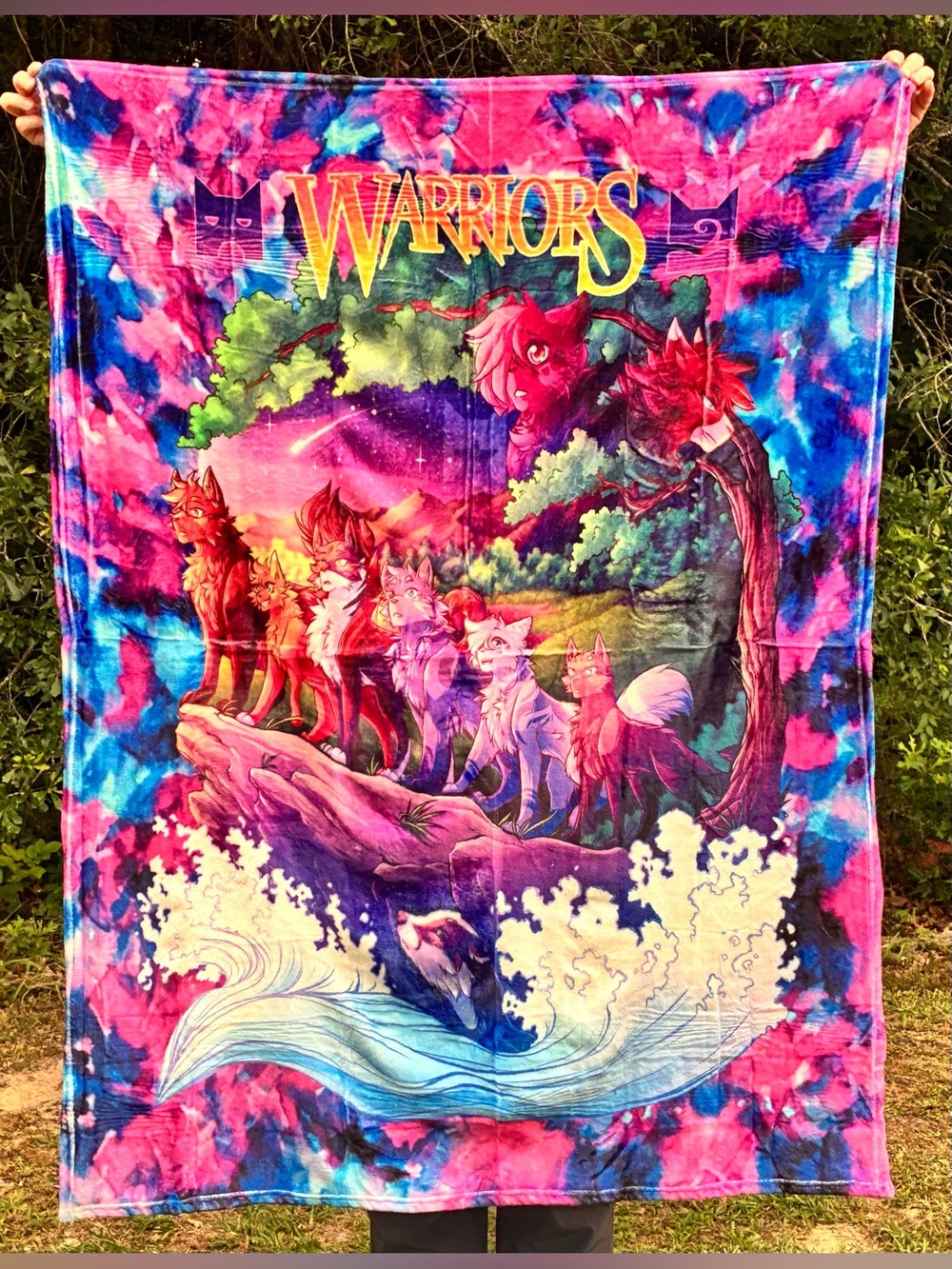NEW Warriors Fleece Throw Blanket
